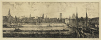 KG 09302d
<br/>
Gezicht op Rotterdam
<br/>
<em>Bijl, Aart (1885 - 1962)</em>